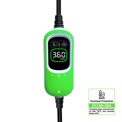 RHEIDON TECH 3,6kW Cargador Portátil Tipo 2