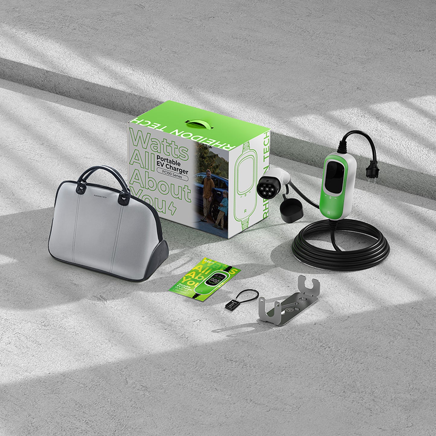 RHEIDON TECH 3,6kW Cargador Portátil Tipo 2