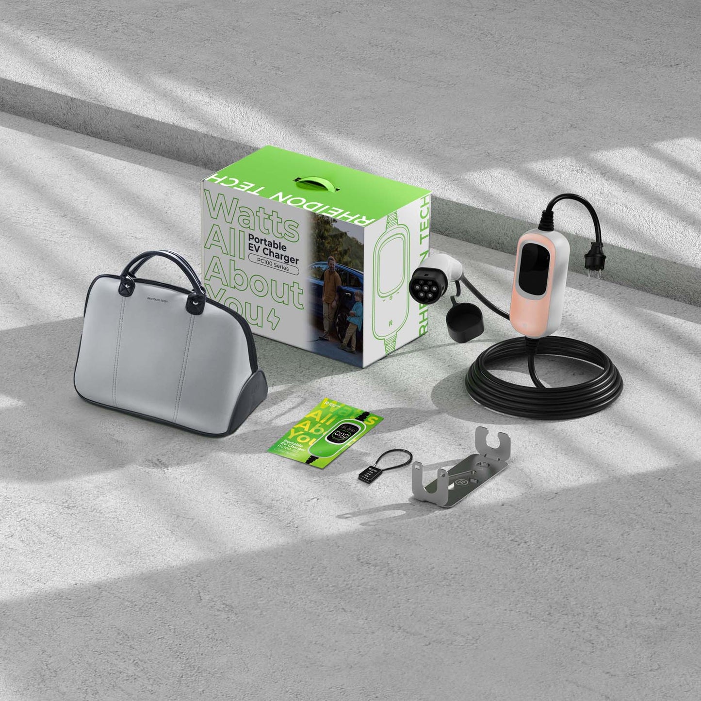 RHEIDON TECH 3,6kW Cargador Portátil Tipo 2